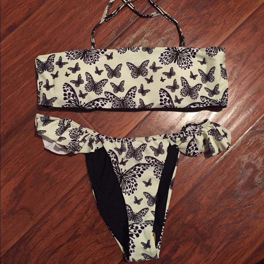 Brand New Butterfly Bikini Set